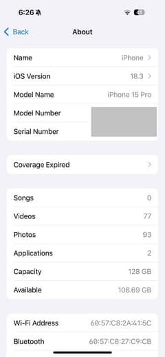 iPhone 15 pro dual sim PTA prove