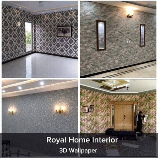 home,  Office & Renovation/Media Decor Wall's/WPC, PVC Panel/Wallpaper 10