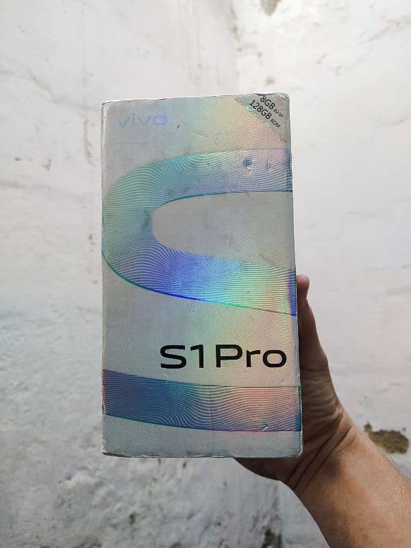 Vivo s1 pro 8-128 with box pta approved officially 2