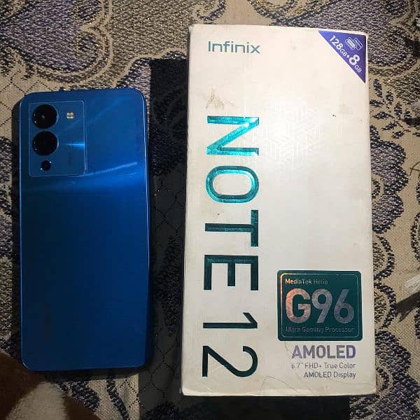 Infinix note 12 (8/128) AMOLED Display No shade 1