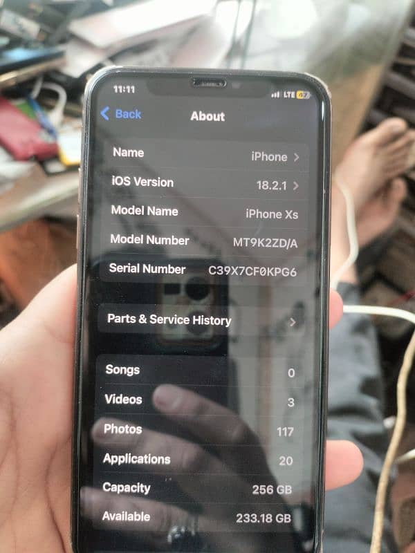 iPhone xs PTA approved 256 gb 3