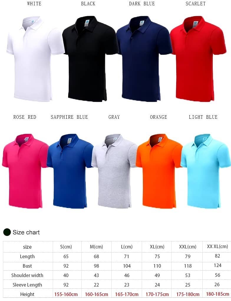 Premium Cotton Polo T-Shirt – Comfortable & Stylish" 3