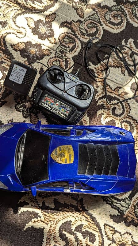 LAMBORGHINI CAR BLUE FOR SALE REMOTE CONTROL 1