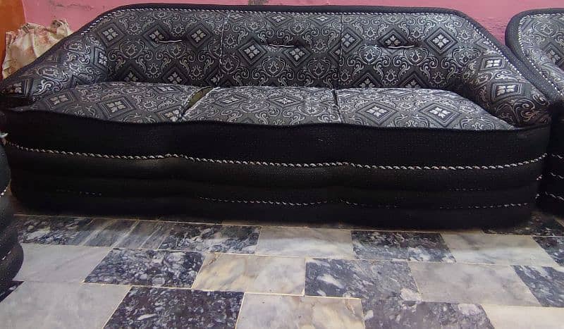 3 seater, 2 seater and 1 seater sofa with sofa cover. 1