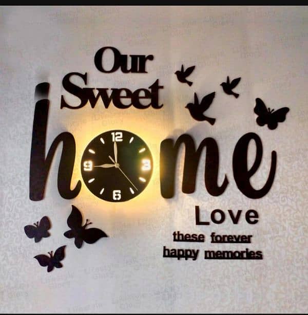 Stylish home design clock 2