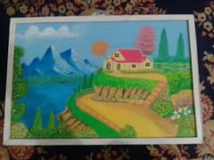 Pack of 2 Handmade Acrylic Painting