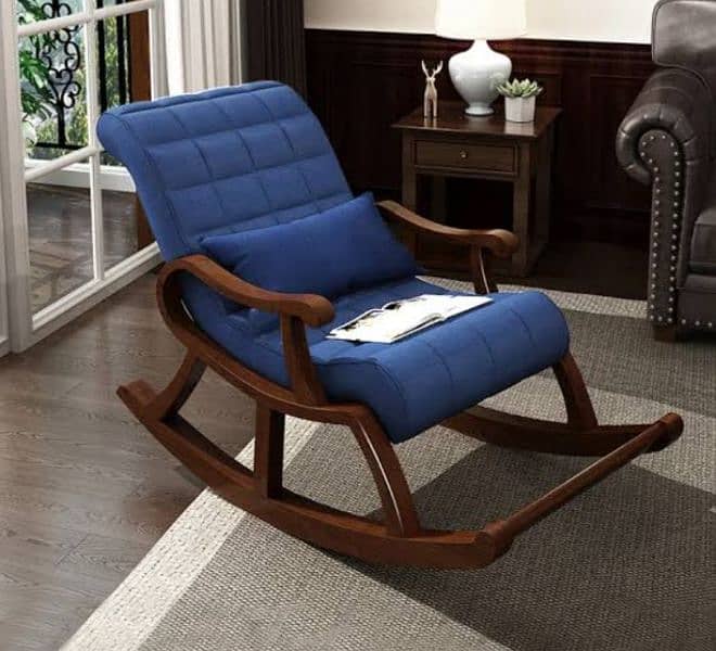 Easy chair/ Rocking Chair /Sofa/ Solid wood kikar tyar 03o74o15143 4