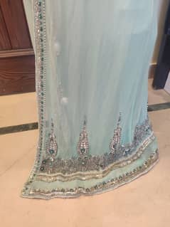 sky blue fancy maxi