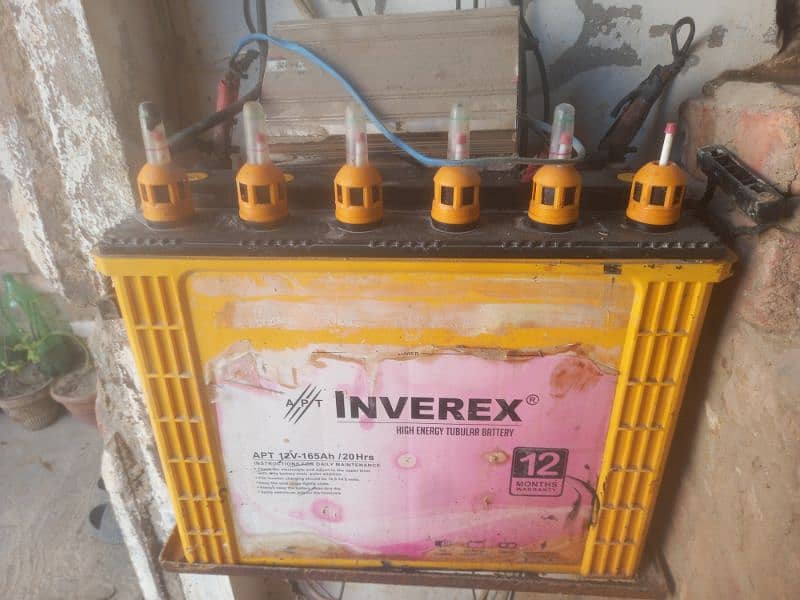 inverex high energy tubular battery all ok 12v used 0