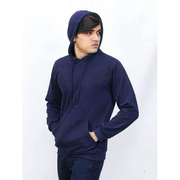 Blue plain hoddy (Cash on Delivery) 0