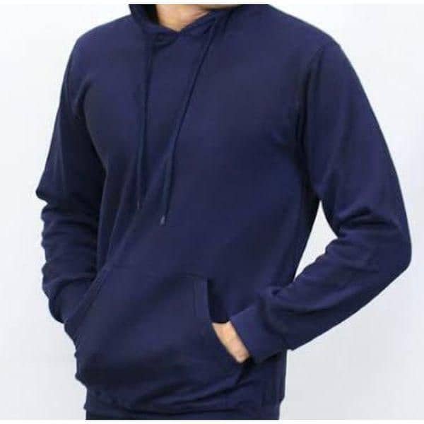 Blue plain hoddy (Cash on Delivery) 1