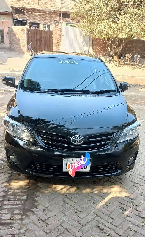 Toyota Corolla XLI 2011/12 Black 2