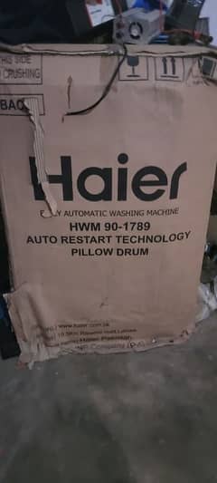 HAIER ONE TOUCH WASHING MACHINE