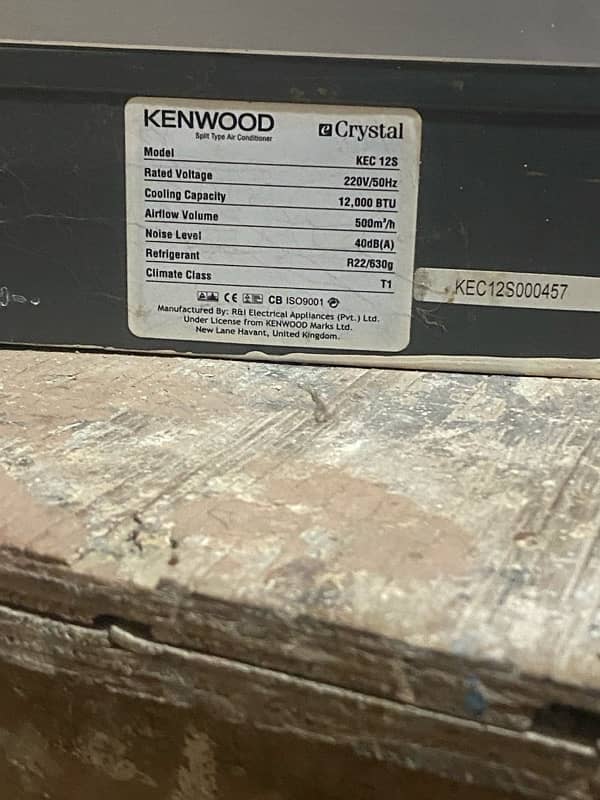 kenwood 1 ton Ac 4