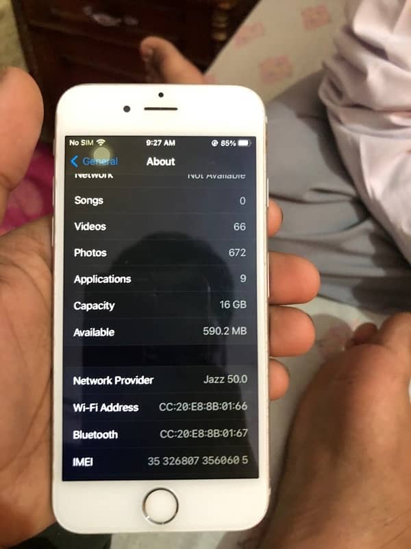 iphone 6s / pta approved / 16 gb 8