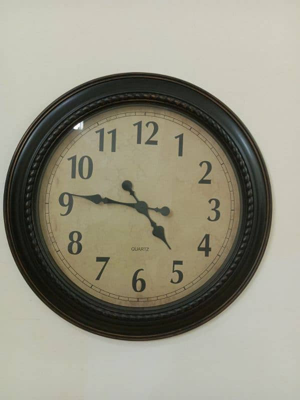 extra large 30 inches vintage retro style non ticking silent clock 0