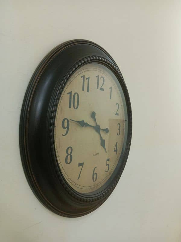 extra large 30 inches vintage retro style non ticking silent clock 1