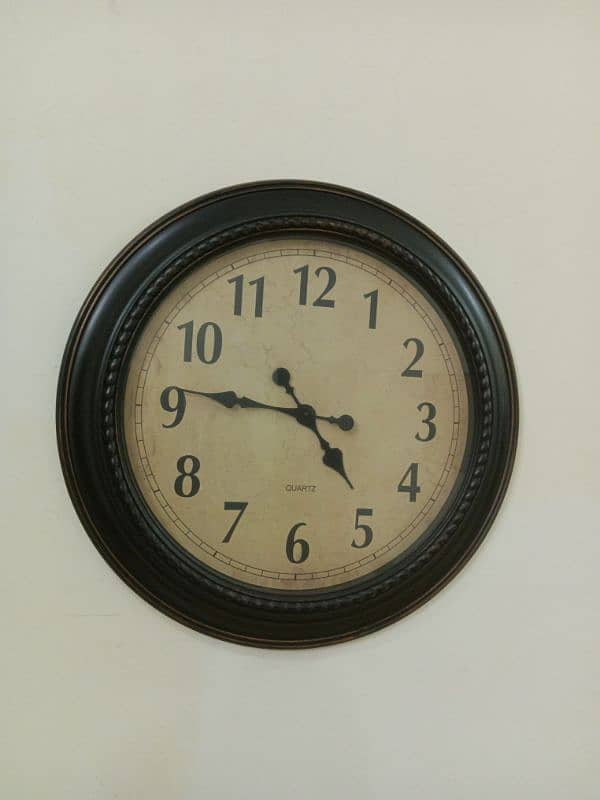 extra large 30 inches vintage retro style non ticking silent clock 2