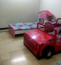 Imported Kids beds deco painted with mattress