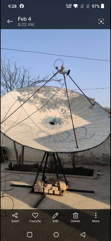 9.2 feet moving heavy dish for sale . 1