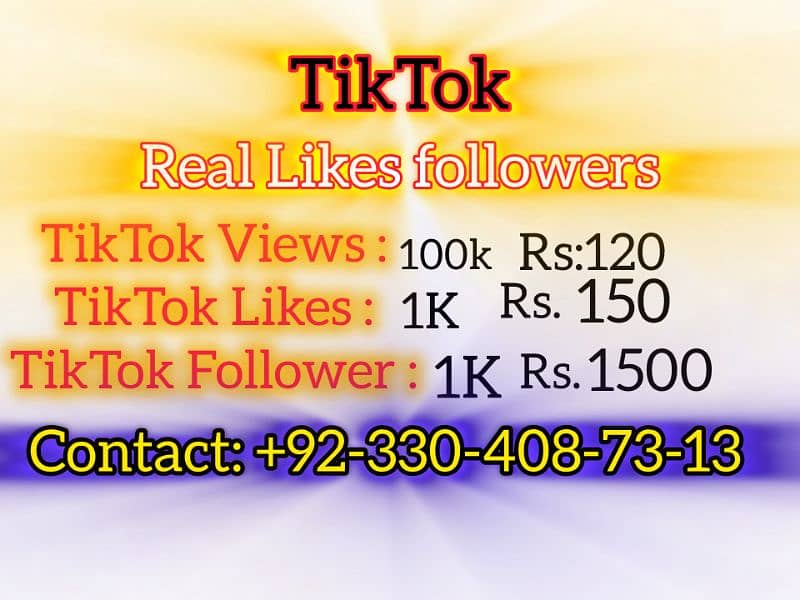 tiktok likes followers 0