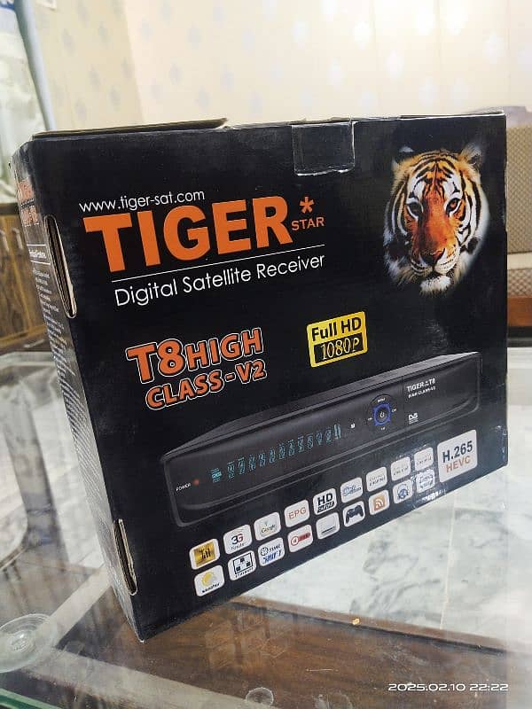 TIGER T8 HIGH CLASS DIGITAL RECEIVER 0