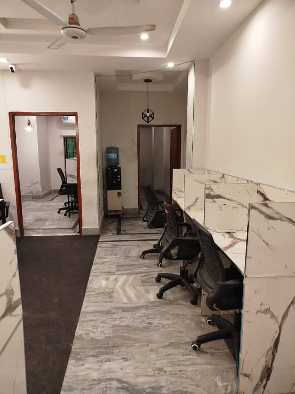 Furnished Office for Rent in Johar Town for (Call center + Software house + Marketing Office & Other Setup as You Want) 8