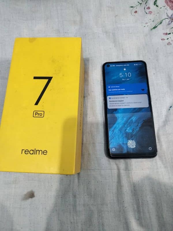 Realme 7 pro pta official approved  Indispaly finger print  Fron 5