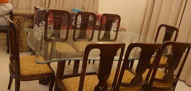 Dining table and chairs