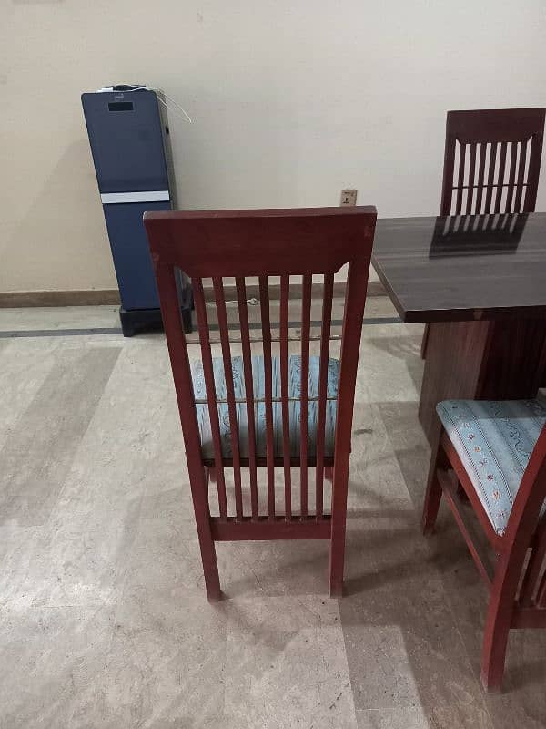 Dining Tabe with 6 Chairs in Excellent Condition Rs. 45000/- 1