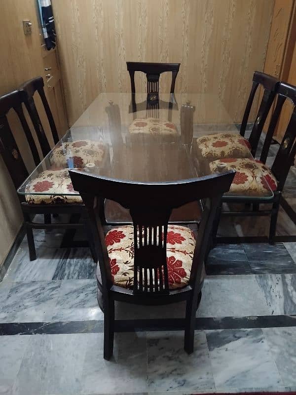 Dining Table with 6 chairs 2