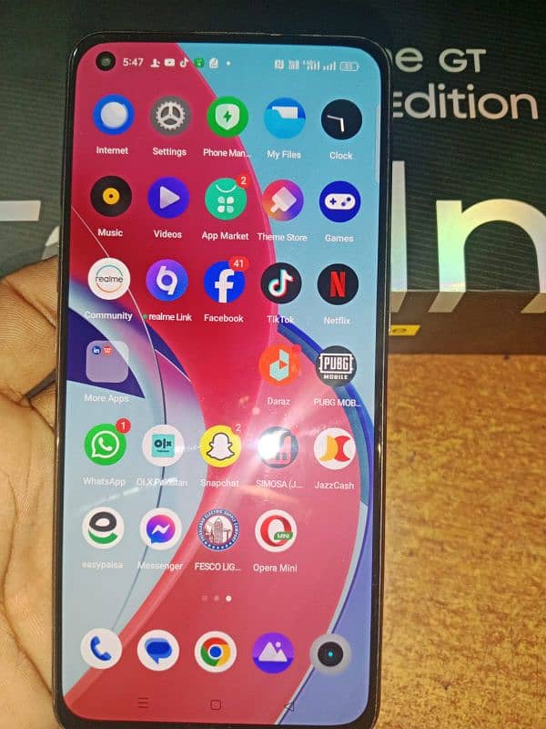 realme gt master edition 8+8.128 Only finger print disable. 1