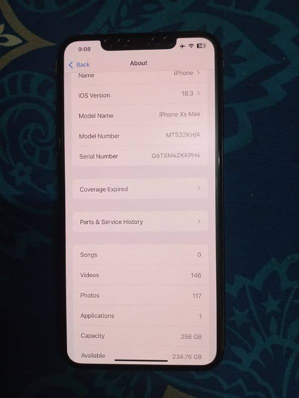 Iphone Xs Max 256 Non Pta Factory unlock 4