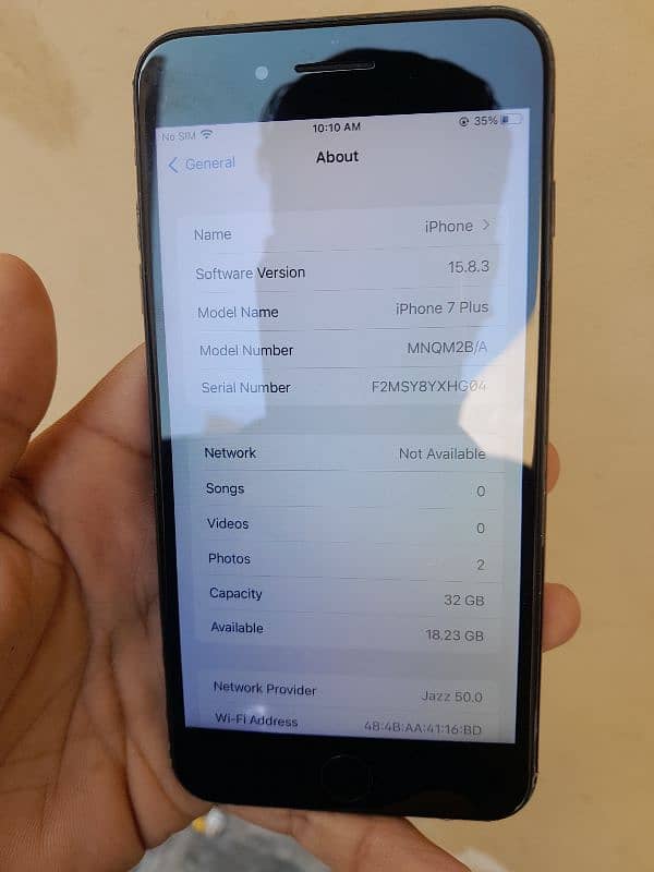 iPhone 7 Plus 32gb Pta proved Jv 11