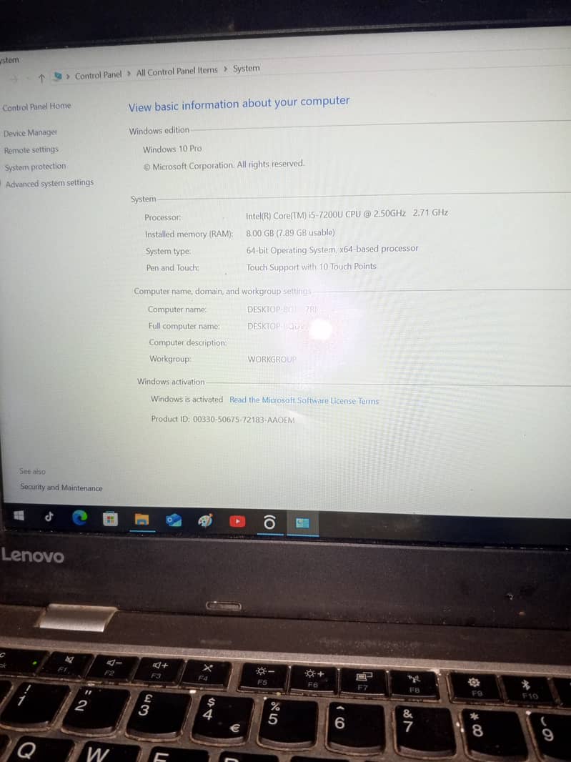 LAPTOP LENOVO THINKPAD 13 USED 4