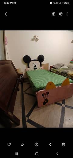 Mickey mouse single bed