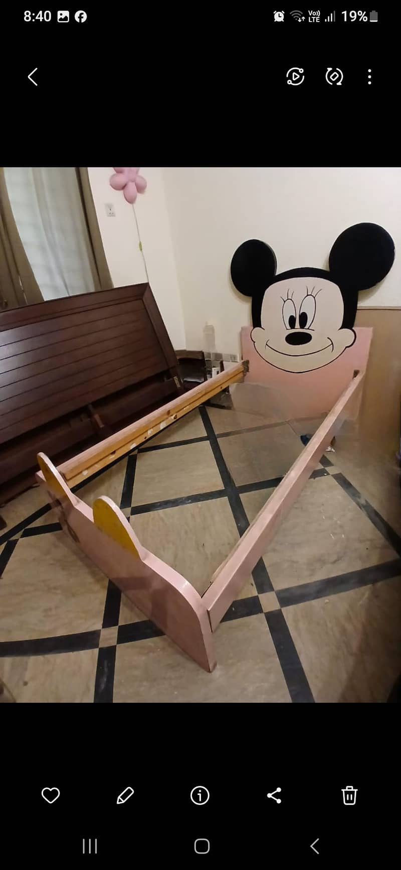 Mickey mouse single bed 2