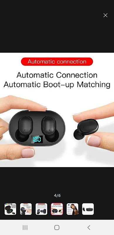 E6S Wireless Bluetooth Headset 1