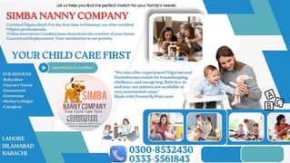 Nanny baby sitter service Islamabad  Lahore Karachi