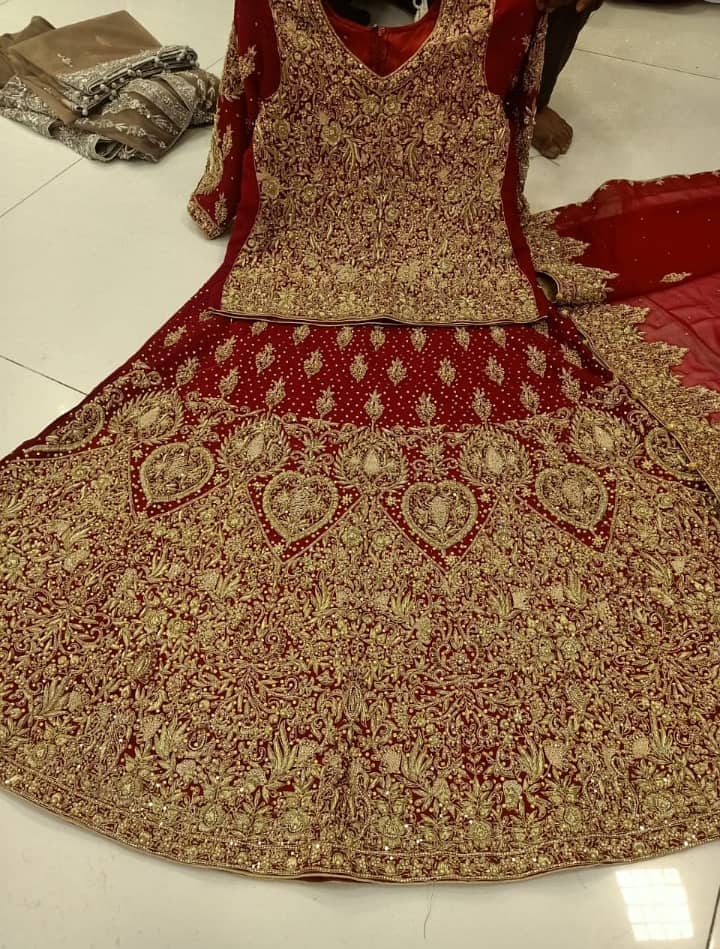 One time use Bridle Lehnga and Maxi 1