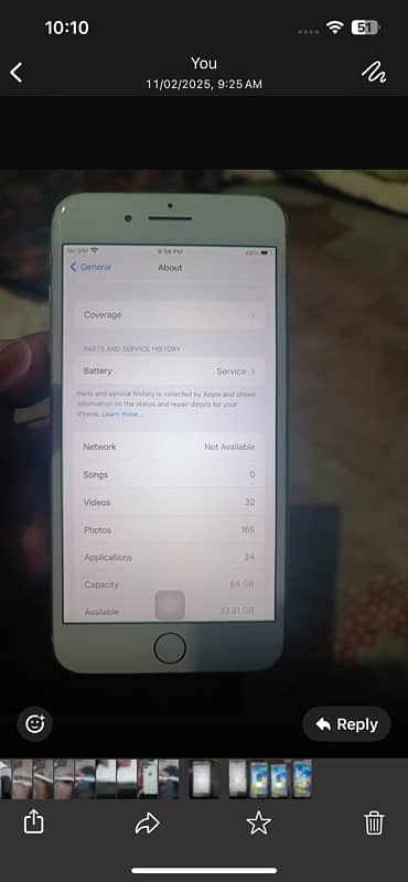 iphone 8plus 64 gb pta approved  all ok 2