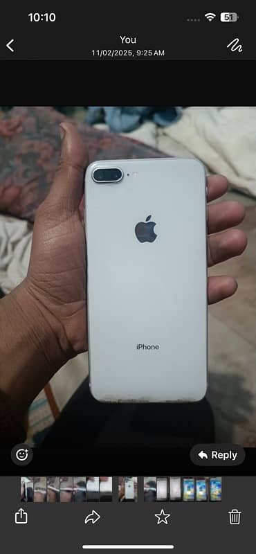 iphone 8plus 64 gb pta approved  all ok 3