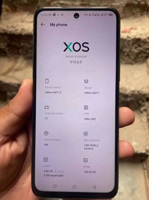 Infinix Hot 12 6/128 Helio g85 processor and best camera 2