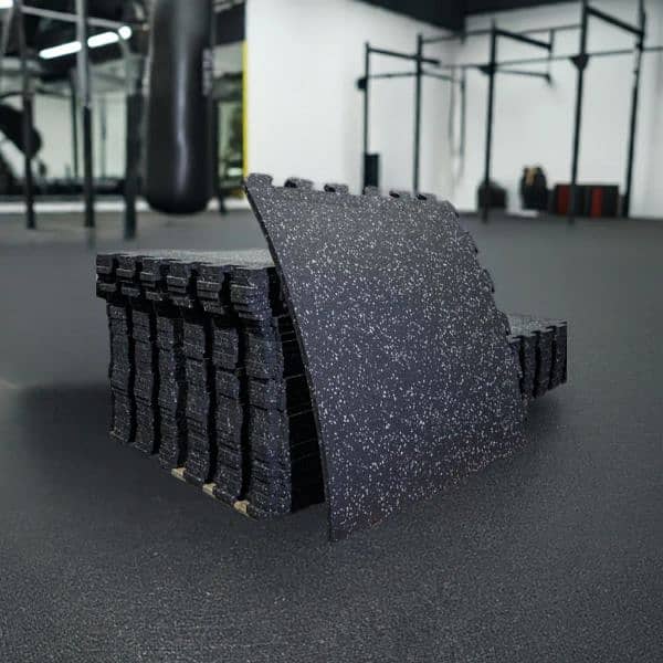 Gym flooring | Rubber flooring | Interlock flooring 2