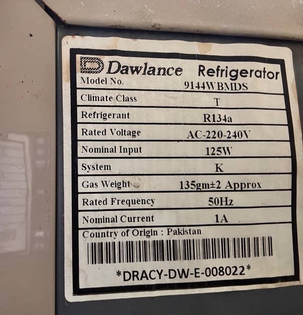 Dowlance Fridge /Freezer / Refrigerator 4