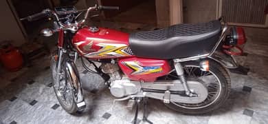 honda 125 red colore