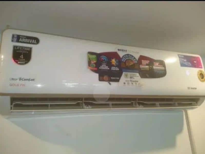 Orient Ultron 1.5 ton DC inverter heat and cool new model 0