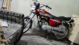 cg honda 125  red colour