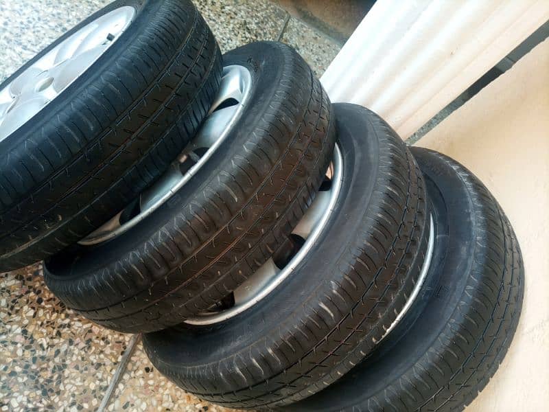 tyres and rims 155/65R14 3