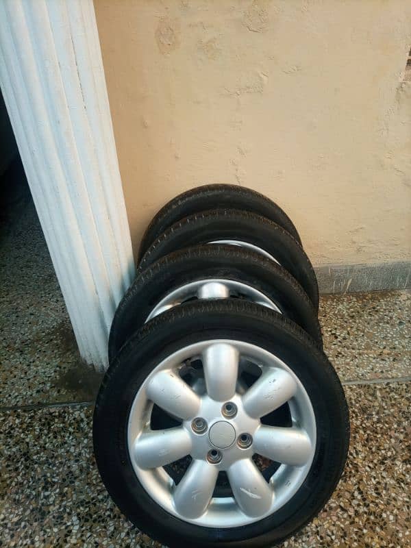 tyres and rims 155/65R14 8